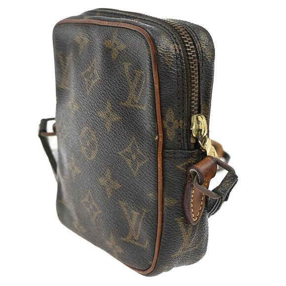 LOUIS VUITTON LV Mini Danube Shoulder Bag Monogram Leather Brown - Picture 4 of 5